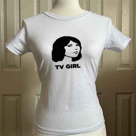 Tv Girl Baby Tee Mannequin Is Wearing A Size Depop