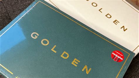 Golden Jungkook Unboxing Album Bts Golden Shine