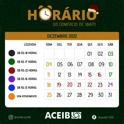 A Voz de Ibaiti e Região IBAITI Horário do comércio em dezembro de 2022