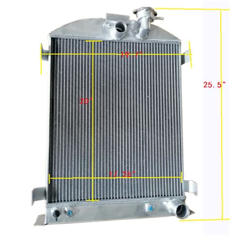 Mm Aluminum Radiator For Ford Model A Hi Boy V