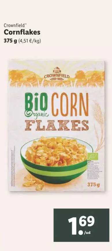 Oferta Crownfield Cornflakes 375 G En LIDL CatalogosOfertas Es