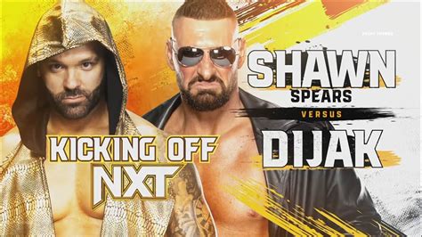 Shawn Spears Vs Dijak 22 Nxt 032624 Youtube