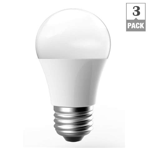 Ecosmart 60w Equivalent Soft White A15 Dimmable Led Light Bulb 3 Pack A15 60we W27 The Home