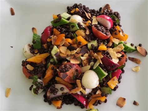 Salade De Lentilles Rondes Beluga Recette Par Clementine