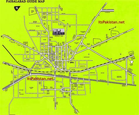 Faisalabad Road Map Faisalabad • Mappery