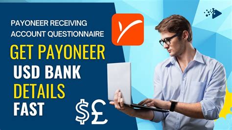 How To Get USD Bank Account Details From Payoneer Submit Payoneer