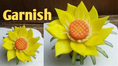 GARNISH BUNGA LOBAK SISA HIASAN TUMPENG DARI BAHAN SISA RADISH