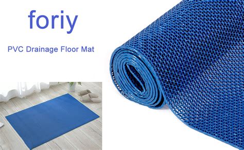 Foriy Drainage Floor Mat X Ft Wet Area Commercial Pvc Mat