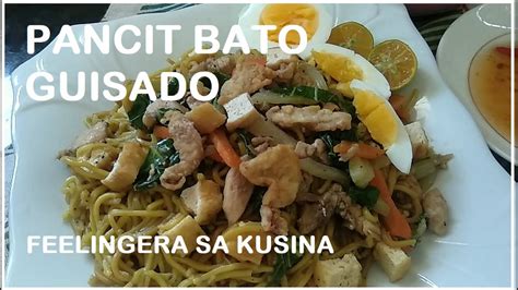 Pancit Bato Ng Bicol Paano Magluto Ng Pancit Bato Easy Pancit