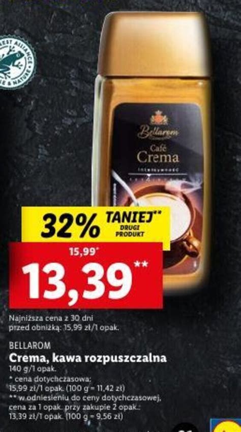 Promocja Bellarom Crema Kawa Rozpuszczalna G W Lidl