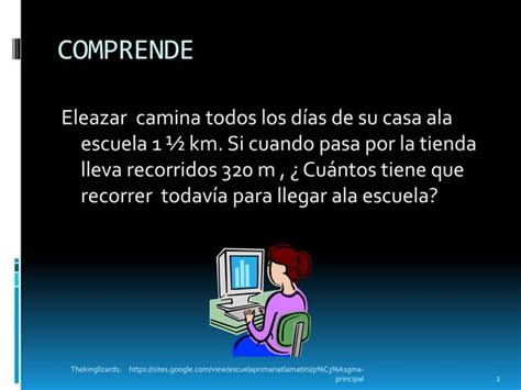 Problemas Matem Ticos Conversiones Metros Y Kilometros Ppt