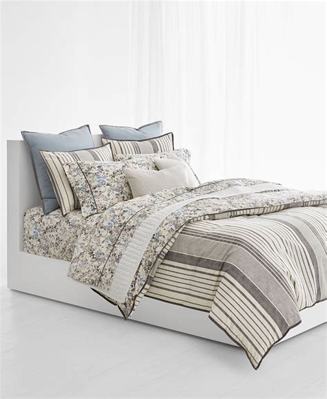 Lauren Ralph Lauren Price Break Devon Cotton Percale Reversible 3 Pc King Duvet Cover Set Macy S