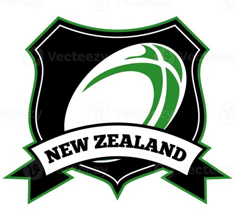 Escudo De Pelota De Rugby De Nueva Zelanda 13146853 PNG