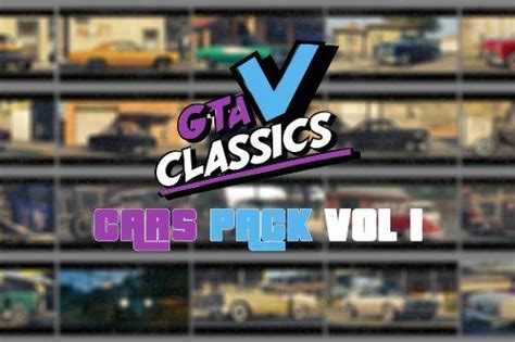 Classic Cars Pack Vol 2 Add On Gta5