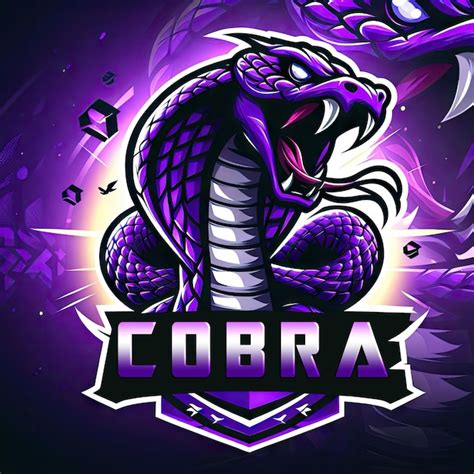 Pro Gamer Detailed Cobra Esports Gaming Mascot Logo Design Premium Ai