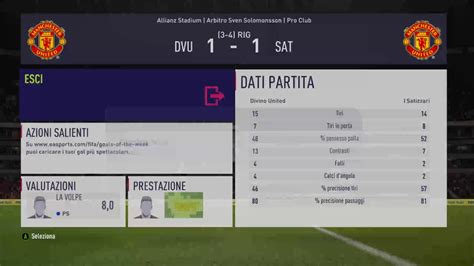 I Satizzari Divino United Fvpa Coppa Italia Pro Club Fifa