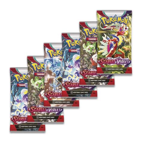 Pokémon TCG Scarlet Violet Booster Bundle 6 Packs Pokémon Center