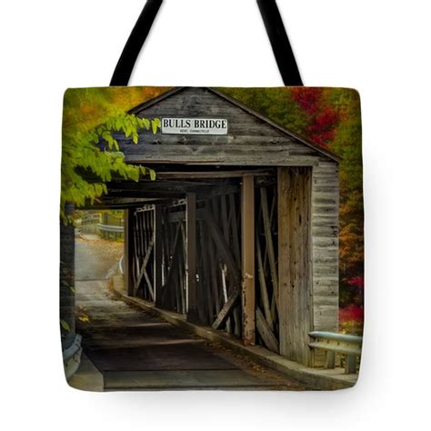 Bulls Covered Bridge Tote Bag By Susan Candelario X The Tote