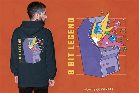 Descarga Vector De Genial Dise O Retro De Camiseta De Arcade