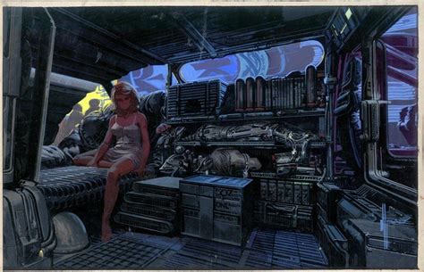 Syd Mead Cyberpunk Interior Arte Cyberpunk Scifi Interior Cyberpunk