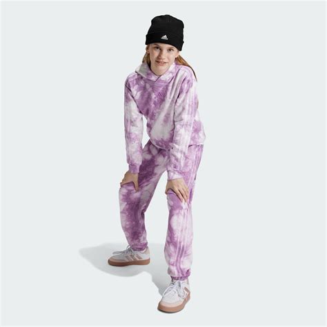 Adidas All Szn Tie Dye Hoodie Kids Purple Adidas Uae
