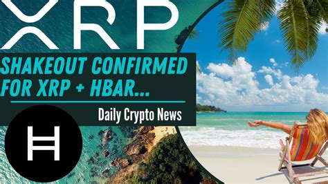 Xrp Hedera Hashgraph Hbarripple Xrp Price Chart Shakeout Confirmed