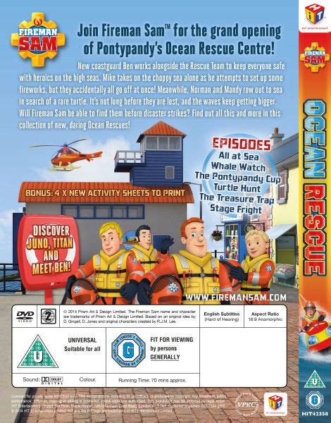 Fireman Sam: Ocean Rescue! DVD | Zavvi.com