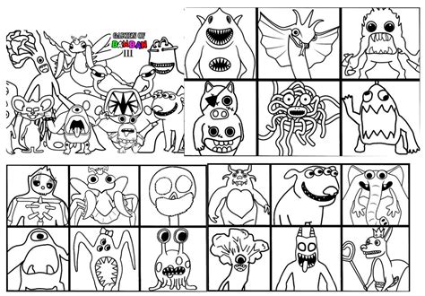 Garten Of Banban 39 Coloring Pages Digital Download Instantly Etsy