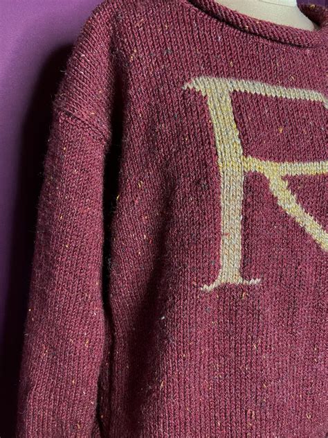 Inspired By Ron Weasley Red Christmas Sweater Etsy