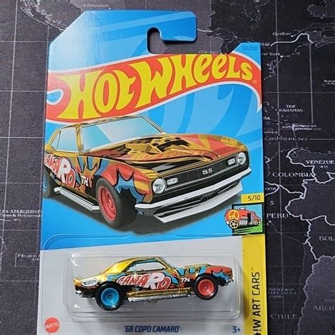 Mattel Toys Hot Wheels Super Treasure Hunt 68 Copo Camaro Poshmark