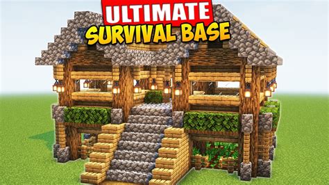 Minecraft Ultimate Survival House Tutorial Youtube