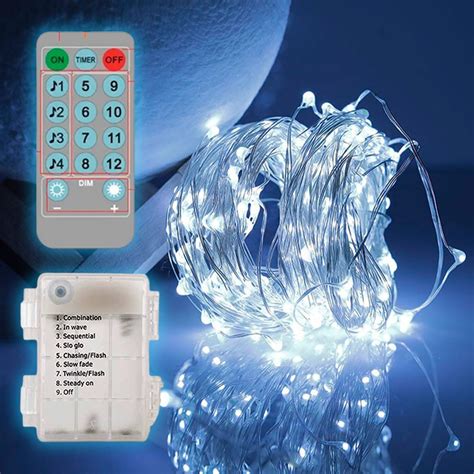 Гирлянда капля росы мигает под музыку 20 м 200 LED IP67 влагозащита ...