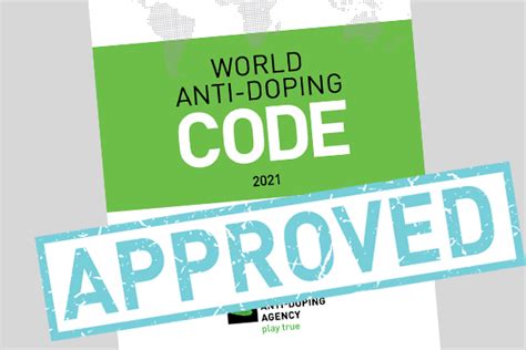 WADA Publishes Approved 2021 World Anti Doping Code And International