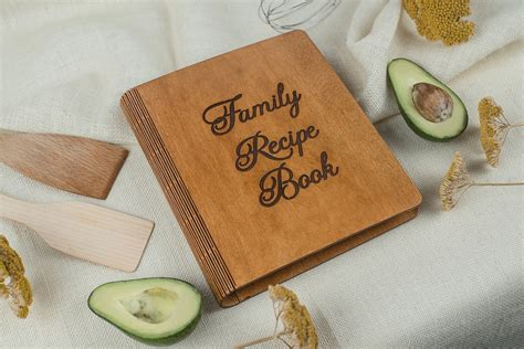 Rezeptbuch Personalisiert Kochbuch Holz Blanko Buch Etsy