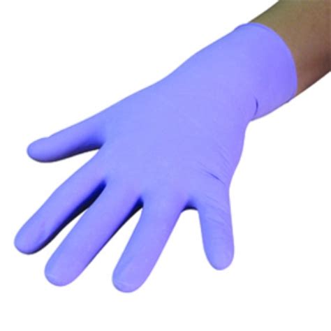 Guante Plus Latex No Esteril Ambiderm Para Exploracion Violeta Mediano