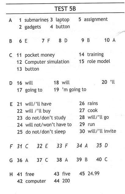 Тест буклет 7 класс старлайт ответы: ГДЗ Test Booklet Spotlight 7 класс ...