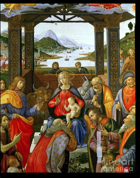 Adoration Of The Magi Painting By Domenico Ghirlandaio Fine Art