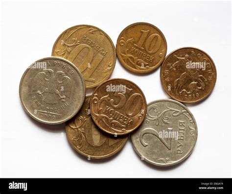 Russian coins Stock Photo - Alamy