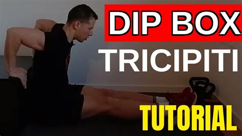 Box Dip Super Esercizio Tricipiti A Corpo Libero Youtube