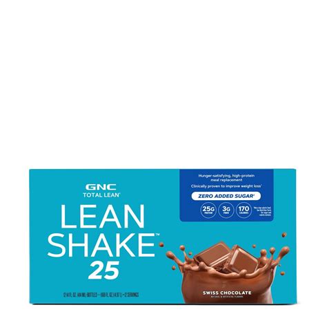 Gnc Live Well Gnc Total Lean® Lean Shake™ 25 Shake Proteic Rtd Cu