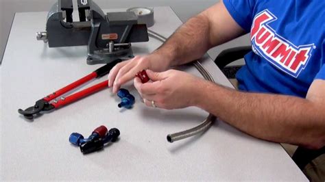 Braided Hose Assembly With AN Fittings Summit Racing Quick Flicks