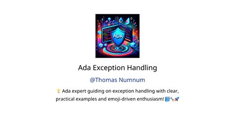 Ada Exception Handling Gpts Features And Functions Examples And Prompts Gpt Store