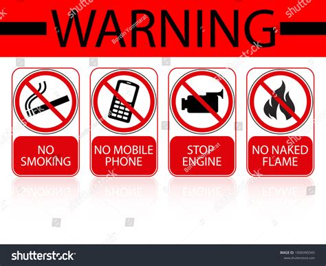 Warning Sign Gas Station Images Stock Photos Vectors