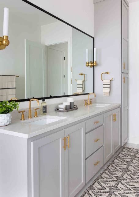 Modern Farmhouse Bathroom Campagne Salle De Bain Austin Par