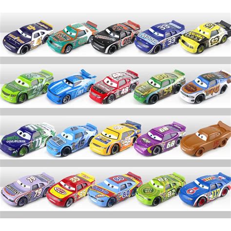 Todos Os Estilos Carros De Corrida Da Disney Pixar Modelo De Carro