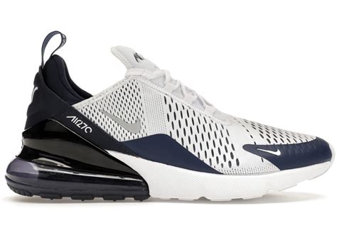 Nike Air Max 270 White Midnight Navy Mens Dh0613 100 Us