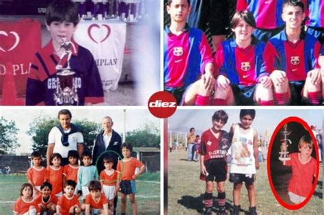 Todos Un Campe N Fotos In Ditas De La Infancia De Lionel Messi El