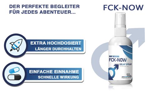 FCK NOW Delay Spray hochdosiert Verzögerungsspray extra stark für den