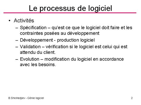 Le Processus Du Logiciel Quel Est Le Cycle