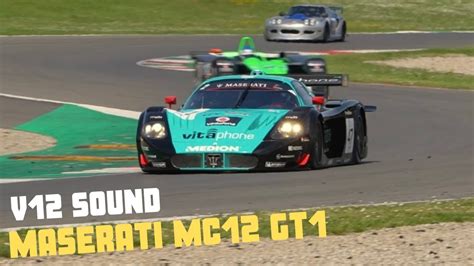 3x Beautiful Maserati Mc12 Gt1 At Mugello Warm Up Racing Pure V12 Sounds 4k Youtube